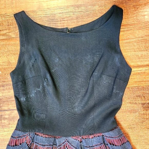 💄Vintage 60s Navy Audrey Hepburn Dress👗 - Picture 3 of 3